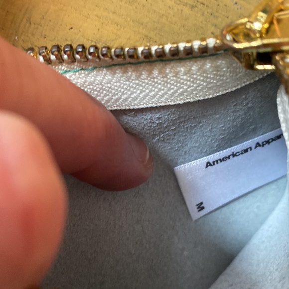 AMERICAN APPAREL BAG COUN PURSE CLUTCH MINI BAG MAKEUP BAG FULL ZIP - Picture 5 of 7